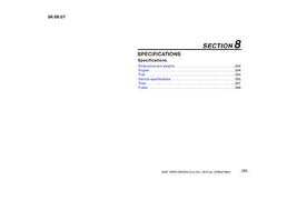 How to fill transmission fluid on toyota yaris 2007 manual? 2007 Toyota Yaris Specifications Sedan Pdf Manual 8 Pages