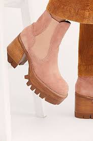 Fashionable Boots For Women Leather Suede More Free People In 2020 Platform Ankle Boots Pink Boots Stylish Boots