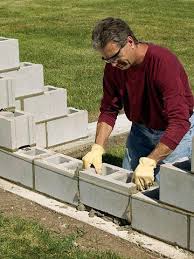Short Of Line Don T Adjust It Or Remove It Make Up The Difference Across The Rest Of The Course Concrete Block Walls Concrete Blocks Cinder Block Walls