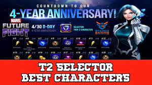 You can now use discussions feature to discuss anything related to marvel future fight through the wiki's top navigation discuss. Mff Best T2 Selector Characters Youtube