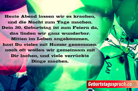 ᐅ Sprüche Zum 30 Geburtstag Für Frauen Und Männer Lustig