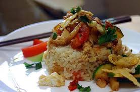 Riz Frit Thai Kow Pad Recette Riz Frit Thai Riz Frit Recette De Riz Frit
