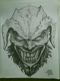 Demon Face By Jonny5nlala On Deviantart Demon Drawings Demon Tattoo Tattoo Design Drawings