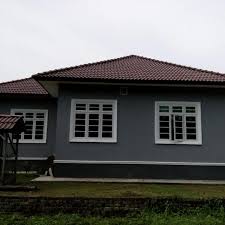 Warna cat dinding teras kelabu. 35 Gambar Cat Rumah Banglo Terbaru Koleksi Gambar Rumah Terlengkap