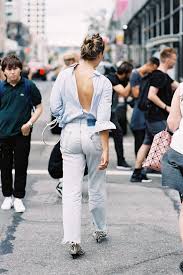 A Case For Wearing Your Shirt Backwards Stylecaster Fashion Vintage Street Fashion How To Wear