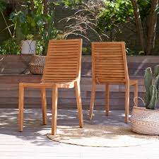 Trouvez chaise de jardin teck sur 2ememain ✅ avantageux pour tout le monde. Chaise De Jardin En Teck Assises Empilables D Exterieur Tikamoon