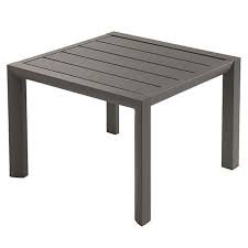 Grosfillex Us040599 Sunset 20 Square Fusion In 2020 Outdoor Tables Deck Chairs Low Tables