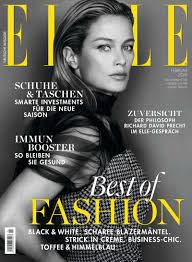 Black And White Elle Magazine Cover Elle Germany February 2019 With Images Fashion Magazine Cover Magazine Cover Magazine Cover Ideas
