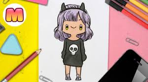 Los personajes suelen ser niñas o niños, bebés, animales bonitos y tiernos o personajes de fantasía similares a los animales. Como Dibujar Una Chica Kawaii Dibujos Kawaii Faciles Como Dibujar Personas Kawaii Youtube