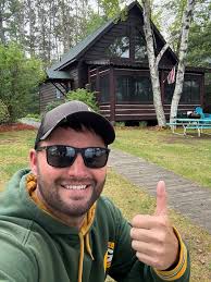 Good morning from Grand Pines Resort in Hayward, WI! 🌲 I'm up in one of my  favorite cabins