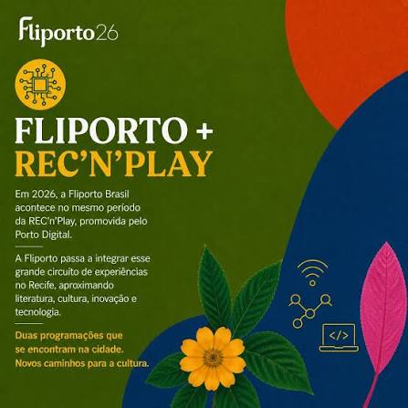 De 12 a 15 de novembro, Recife recebe uma programação que vai ocupar  diferentes espaços e reunir literatura, arte, memória, cultura e  tecnologia. Isso é só o começo. Em breve, mais novidades