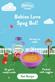 Babies Love Spag Bol Baby Food Recipes Heinz Recipe Recipes
