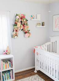 A Girly Nursery With Bohemian Accents Inspired By This Girly Nursery Diy Nursery Decor Girl Baby Girl Room