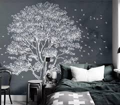 3d Abstractmodern White Rich Tree Wallpaper Removable Self Etsy In 2020 Tree Wallpaper Adhesive Wall Art Self Adhesive Wallpaper