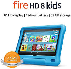 Fire hd 8 tablet, 8 hd display, 32 gb, latest model (2020 release), designed for portable entertainment, black. Fire Hd 8 Kids Tablet For Ages 3 7 8 Hd Display 32 Gb Blue Kid Proof Case Amazon Co Uk Amazon Devices Accessories