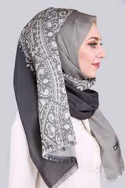 Sadece 29 90 Tl Modaselvim Geometrik Sal 620 Siyah Gri Moda Sal Esarp