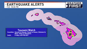 As of 9:54 pm, the national weather service's pacific tsunami warning center has cancelled the tsunami watch for the state of hawai´i. Update Tsunami Watch For Hawaii Canceled Officials Give All Clear Kgan
