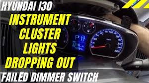 The electric stability control (esc) indicator is located on the instrument panel. Instrument Cluster Lights Dropping Out 2011 Hyundai I30 Youtube