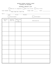 The records of exhibit is the form that will be utilized when compiling a list of exhibits to be submitted to the court. 2