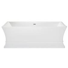 Rechteckige badewannen gibt es in allen möglichen größen. Casa Padrino Luxus Badewanne Freistehend Weiss Eckig 1695 Mm Freistehende Retro Antik Badewanne Barock Jugendstil Badezimmer Mobel