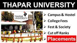 Recruiting companies from the public sector to private. Thapar University Admission Placements Average Salary College Campus And Hostel Fest Youtube