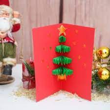 This is a great and simple version of paper quilling for kids. Festive 3d Christmas Tree Cards Video For Sending Holiday Greetings