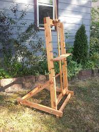 Diy Painting Easel Made It And It Works Amazingly Art Easel Diy Easel Art Studio Organization