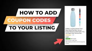 How To Add Coupon Code To Amazon Listing Youtube youtube