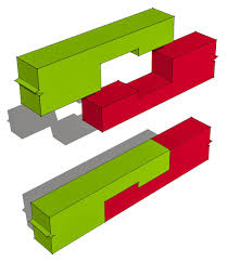 Half Lap With Table Scarf Joint Timber Frame Hq Houtbewerking