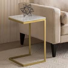 Neoclassical coffee giltwood coffee table with marble type and guilloche molding. 10 Best C Shaped End Tables For 2021 C Shaped End Side Tables