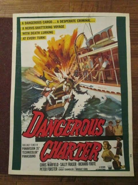 Dangerous Charter -Original Movie Poster - Warfield- Fraser