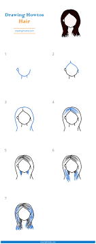 How To Draw Hair Step By Step Easy Drawing Guides Drawing Howtos How To Draw Hair Easy Drawings Drawing Tutorial Face