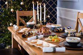 Chiltern Oak Christmas Oak Furniture Christmas Dining Candlelit Dinner