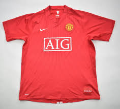Ironically, in their final match against manchester. 2007 08 Manchester United Shirt M Football Soccer Premier League Manchester United Classic Shirts Com
