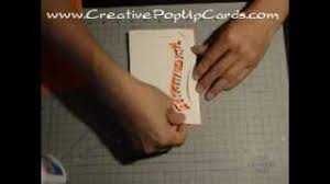 Obviously you'll need to mail them out after birthdays, weddings, christmas or any number of other occasions, to thank your loved ones for gifts received, but you can also use them to show your gratitude for more abstract presents… send one to your mom, on mother's day, for example! Thank You Pop Up Card Ribbon Tutorial Creative Pop Up Cards