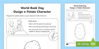 See more ideas about book characters, world book day ideas, book character pumpkins pins. Potato Character Worksheet World Book Day Twinkl