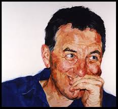 portrait of patrick — kim hart. artist. Contemporary large scale  portraiture by San Francisco portrait painter, Kim Hart.
