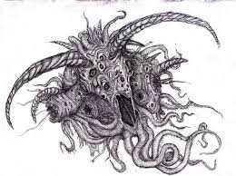 Black Goat Of The Woods With A Thousand Young Lovecraft Shub Niggurath Goat With A 1000 Young By Kingovrats On Deviantart Necronomicon In 2019 Creepy Pictures Weird Creatures Eldritch Horror