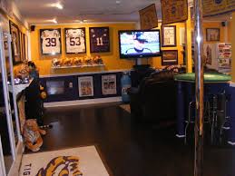 Less Sports More Video Game Poker His Space Lsu Room Decor Game Room Family Boys Game Room