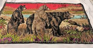 5 out of 5 stars (34) $ 63.43 free shipping favorite add. Vintage Tapestry Wall Hanging Mama Bear Tapestry With Etsy Vintage Tapestry Vintage Art Wall Hanging