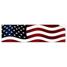 American Flag Bumper Sticker Zazzle Com American Flag Sticker Bumper Stickers American Flag Waving