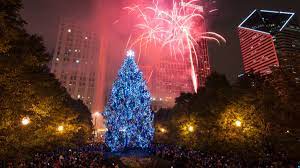 How Many Lights Are On The Chicago Christmas Tree 2021 Chicago S Christmas Tree Lights Up In Millennium Park Friday Night Nbc Chicago