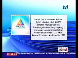 Telecommunications act 1950 act 20 broadcasting act status: Akta Komunikasi Multimedia Skmm Sekat Malaysian Insider 26 Feb 2016 Youtube