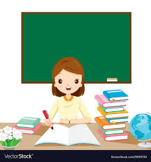 Occupation Profession Back To School Book Children School Supplies Download A Free Preview Or High In 2020 Teacher Cartoon Teacher Classroom Decorations School Murals