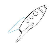 To create the body of your rocket, sketch a long and thin oval. How To Draw A Rocket Ship Really Easy Drawing Tutorial