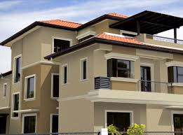 Malaysia Exterior House Colors Google Search House Paint Exterior Indian House Exterior Design Home Colour Design