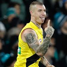 He's already damaging the opposition. Dustin Martin Delivers On Field Menace To Take Richmond Into Contention Afl The Guardian