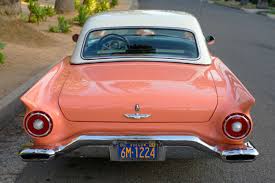 Image result for Sunset Coral 1957 Thunderbird