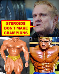 Tom Platz: "Steroids don't turn Volkswagens into Ferraris. By no means, the  drugs make champions. It's something else that creates a championship  body." Interviewer: But without the steroid, could you be a