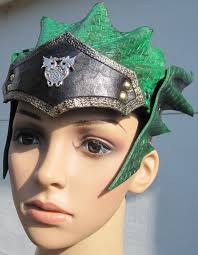 Dragonscale Helmet Dragon Scale Helmet Dragon helmet LARP helmet cosplay  helmet leather helmet leather headpiece armour leather armor